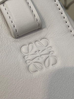 Loewe A538H04X02 Hammock Nugget Bag in Nappa Calfskin White - Default Title - View 6