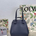 Loewe A538H04X02 Hammock Nugget Bag in Nappa Calfskin Deep Navy - Default Title - View 1