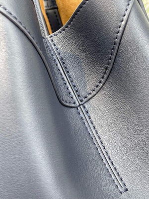 Loewe A538H04X02 Hammock Nugget Bag in Nappa Calfskin Deep Navy - Default Title - View 7