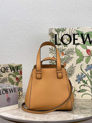 Loewe A538H04X02 Hammock Nugget Bag in Nappa Calfskin Warm Desert - Default Title - View 4