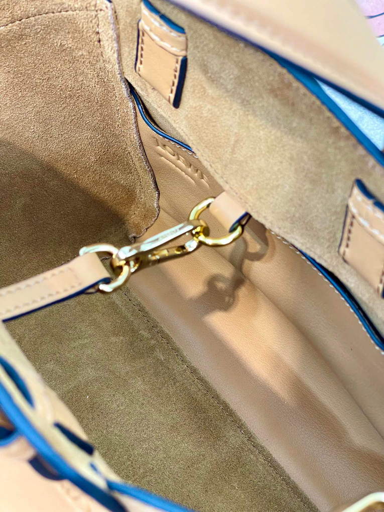 Loewe A538H04X02 Hammock Nugget Bag in Nappa Calfskin Warm Desert