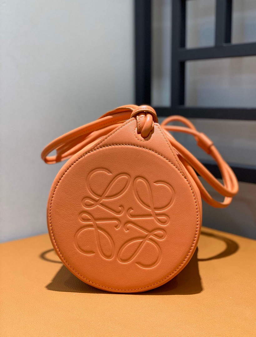 Loewe A734Z18X11 Small Sailor bag in nappa calf  Coral Reef