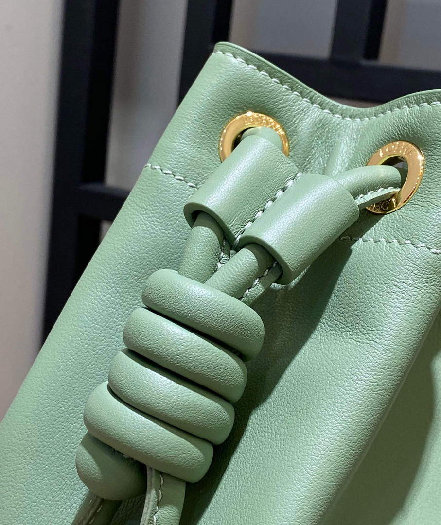 Loewe A734Z18X11 Small Sailor bag in nappa calf  Rosemary