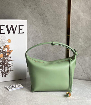 Loewe A906K75X21 Small Cubi bag in Anagram calfskin Rosemary - Default Title - View 1