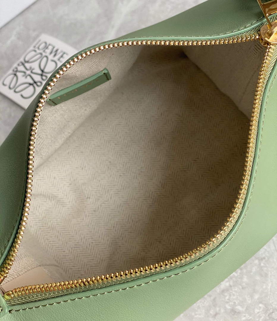 Loewe A906K75X21 Small Cubi bag in Anagram calfskin Rosemary