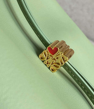 Loewe A906K75X21 Small Cubi bag in Anagram calfskin Rosemary - Default Title - View 9
