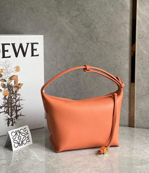 Loewe A906K75X21 Small Cubi bag in Anagram calfskin Coral Reef - Default Title - View 1