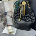 Loewe A914NCHX01 Small Squeeze bag in nappa lambskin Black - Default Title - View 1