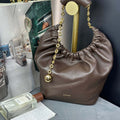 Loewe A914NCHX01 Small Squeeze bag in nappa lambskin Brown - Default Title - View 1