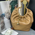Loewe A914NCHX01 Small Squeeze bag in nappa lambskin Oak - Default Title - View 1