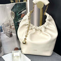 Loewe A914NCHX01 Small Squeeze bag in nappa lambskin White - Default Title - View 1