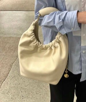 Loewe A914NCHX01 Small Squeeze bag in nappa lambskin White - Default Title - View 2