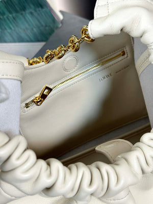 Loewe A914NCHX01 Small Squeeze bag in nappa lambskin White - Default Title - View 7