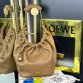 Loewe A914Q37X01 Medium Squeeze bag in nappa lambskin Oak - Default Title - View 1