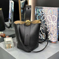 Loewe AANBBBMX01 Mini Pebble Bucket Bag in mellow calfskin Black - Default Title - View 1