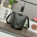 Loewe AANBBBMX02 Mini Pebble Bucket bag in soft grained calfskin Loe8011 - Default Title - View 1