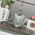 Loewe AANBBBMX02 Mini Pebble Bucket bag in soft grained calfskin Loe8012
