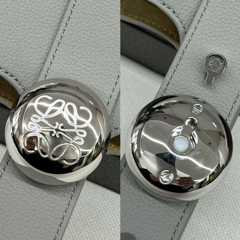 Loewe AANBBBMX02 Mini Pebble Bucket bag in soft grained calfskin Loe8012