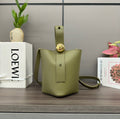 Loewe AANBBBMX02 Mini Pebble Bucket bag in soft grained calfskin Loe8003