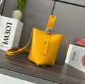 Loewe AANBBBMX02 Mini Pebble Bucket bag in soft grained calfskin Loe8005