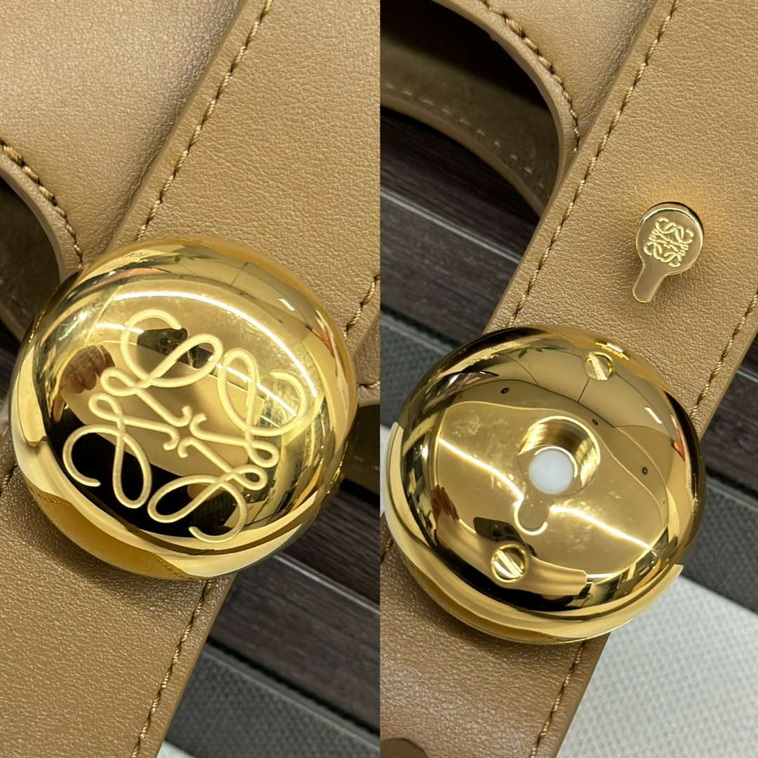 Loewe AANBBBMX02 Mini Pebble Bucket bag in soft grained calfskin Loe8006