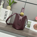 Loewe AANBBBMX02 Mini Pebble Bucket bag in soft grained calfskin Loe8007 - Default Title - View 1