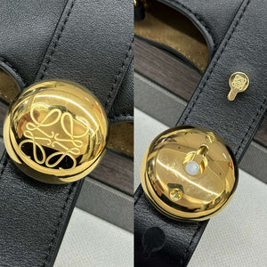 Loewe AANBBBMX02 Mini Pebble Bucket bag in soft grained calfskin Loe8009 - Default Title - View 5