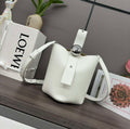 Loewe AANBBBMX02 Mini Pebble Bucket bag in soft grained calfskin Loe8010