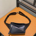 Loewe B510U89X02 Mini Puzzle Bumbag in Classic Calfskin Black - Default Title - View 1