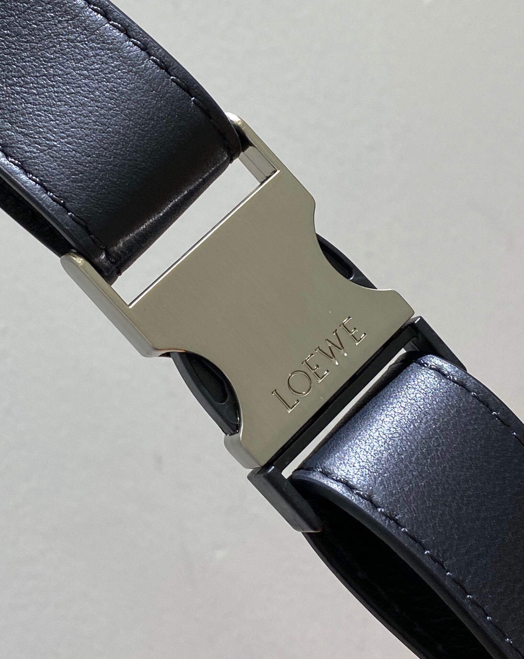 Loewe B510U89X02 Mini Puzzle Bumbag in Classic Calfskin Black