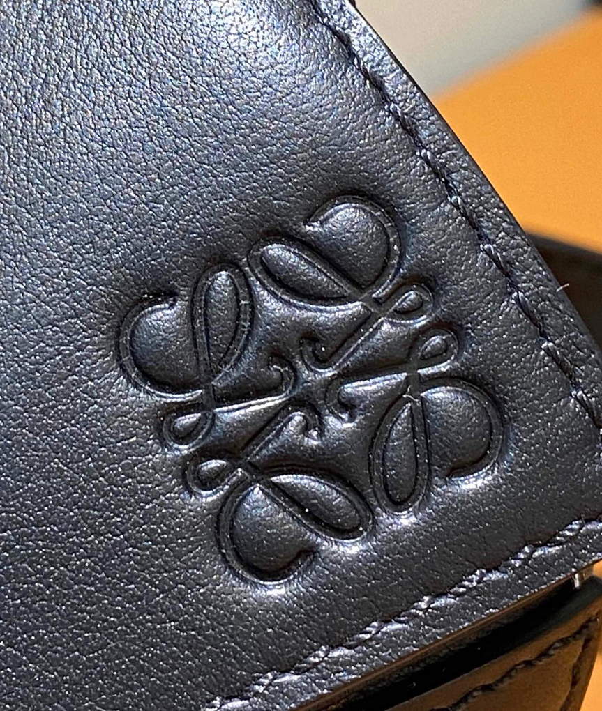 Loewe B510U89X02 Mini Puzzle Bumbag in Classic Calfskin Black