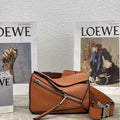 Loewe B510U89X02 Mini Puzzle Bumbag in Classic Calfskin Tan - Default Title - View 1
