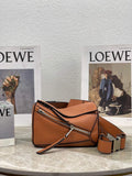 Loewe B510U89X02 Mini Puzzle Bumbag in Classic Calfskin Tan
