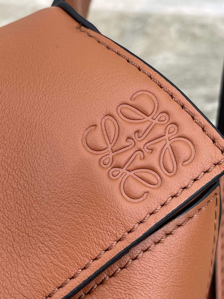 Loewe B510U89X02 Mini Puzzle Bumbag in Classic Calfskin Tan