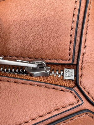 Loewe B510U89X02 Mini Puzzle Bumbag in Classic Calfskin Tan - Default Title - View 8