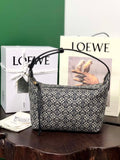 Loewe B906Q63X04 Large Cubi Anagram  jacquard fabric handbag