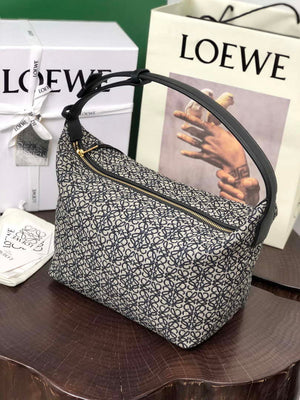 Loewe B906Q63X04 Large Cubi Anagram  jacquard fabric handbag - Default Title - View 6
