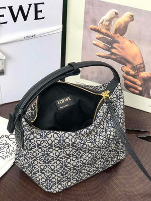Loewe B906Q63X04 Small Cubi Crossbody bag Black and white - Default Title - View 9