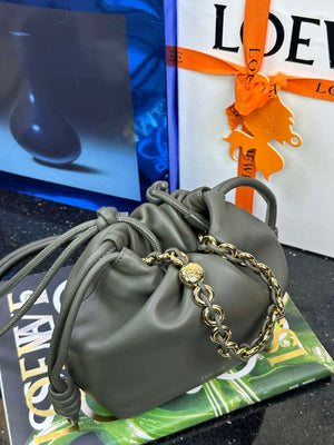 Loewe Flamenco Mini Flamenco Purse bag L9005 in mellow nappa lambskin A914CBPX03 - Default Title - View 5