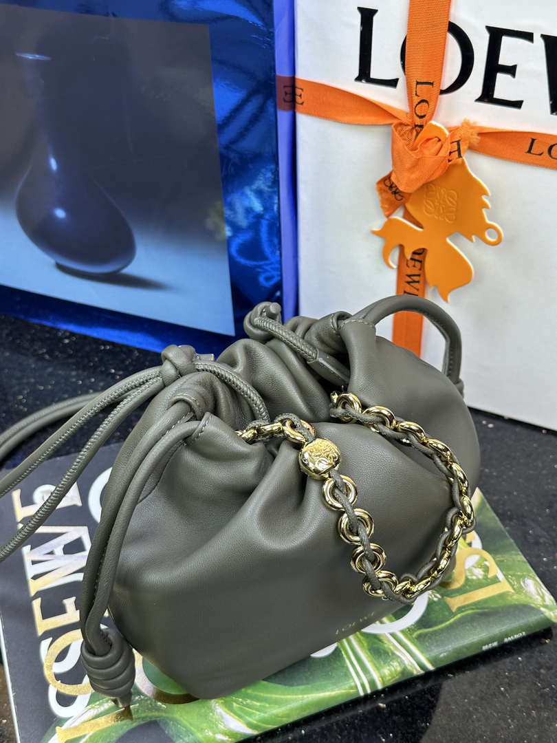 Loewe Flamenco Mini Flamenco Purse bag L9005 in mellow nappa lambskin A914CBPX03