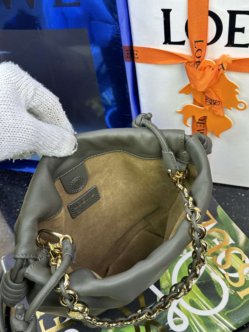 Loewe Flamenco Mini Flamenco Purse bag L9005 in mellow nappa lambskin A914CBPX03