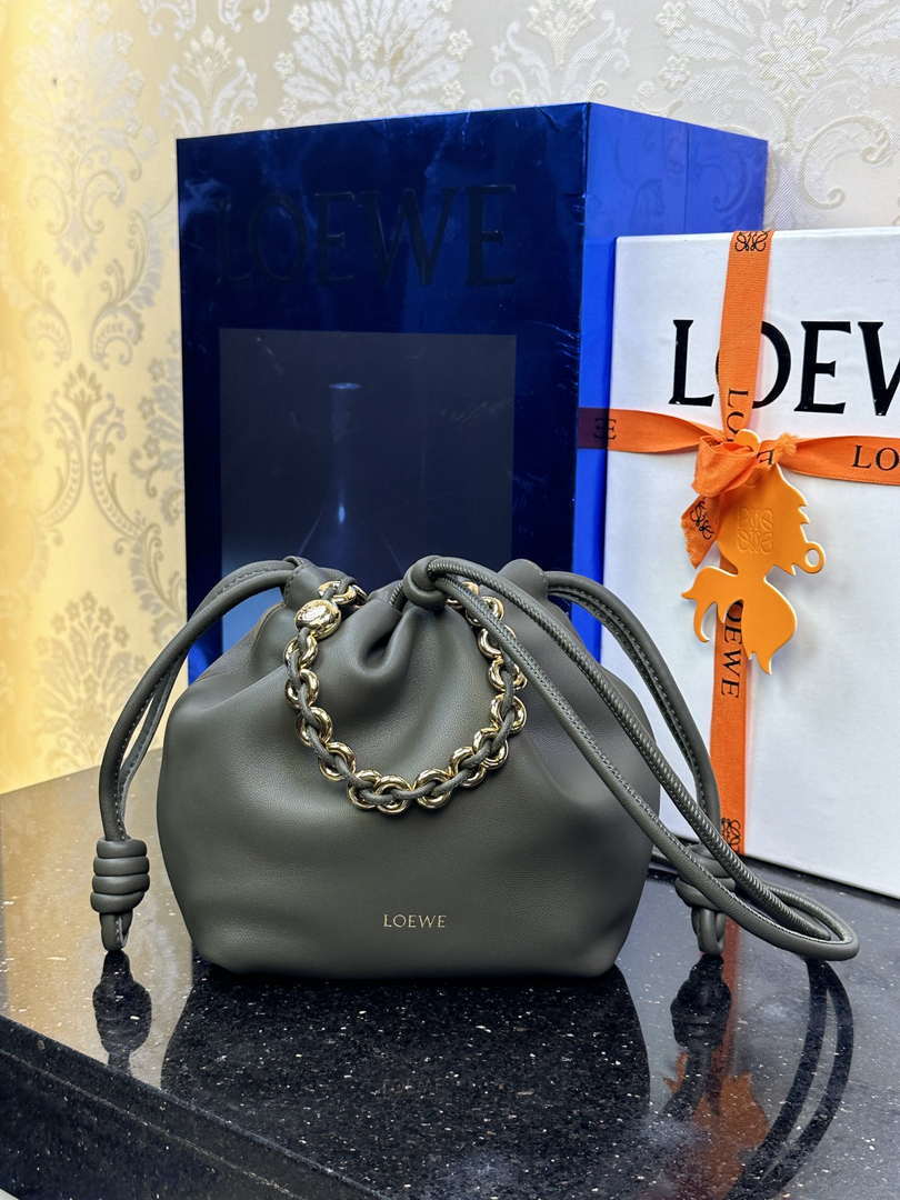 Loewe Flamenco Mini Flamenco Purse bag L9005 in mellow nappa lambskin A914CBPX03