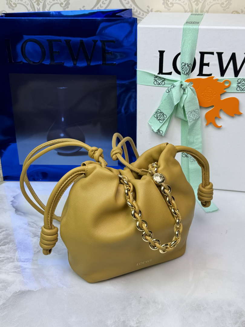 Loewe Flamenco Mini Flamenco Purse bag L9007 in mellow nappa lambskin A914CBPX03