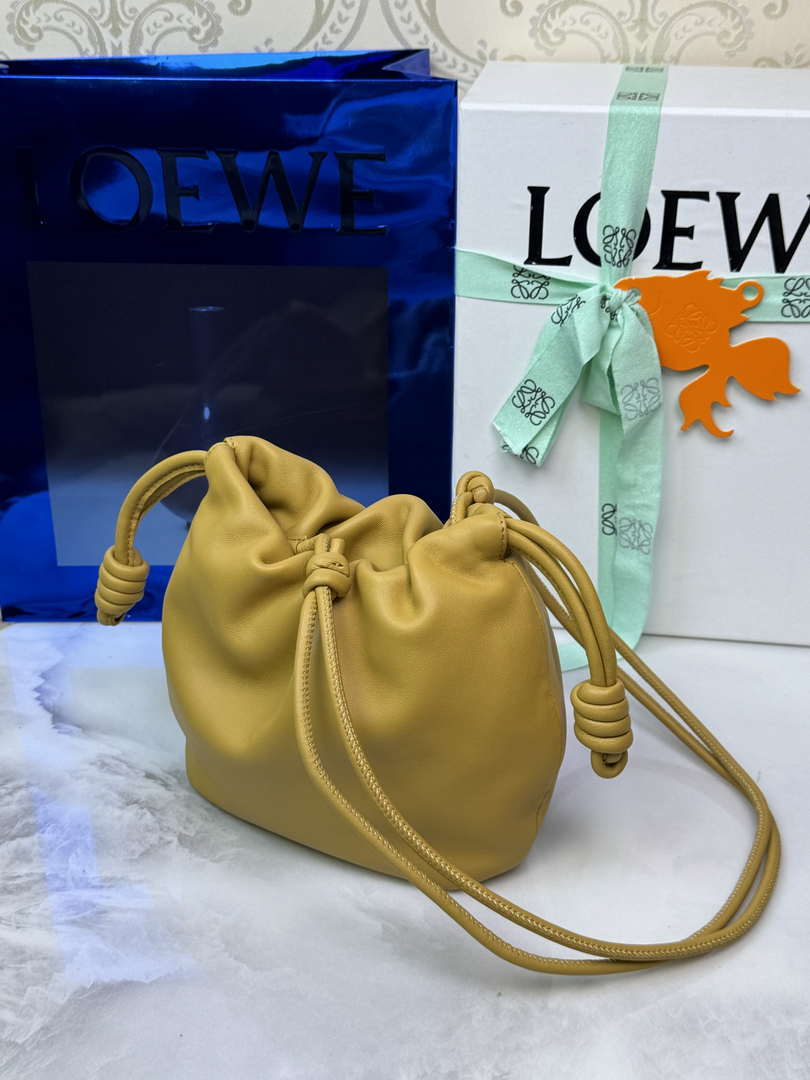 Loewe Flamenco Mini Flamenco Purse bag L9007 in mellow nappa lambskin A914CBPX03