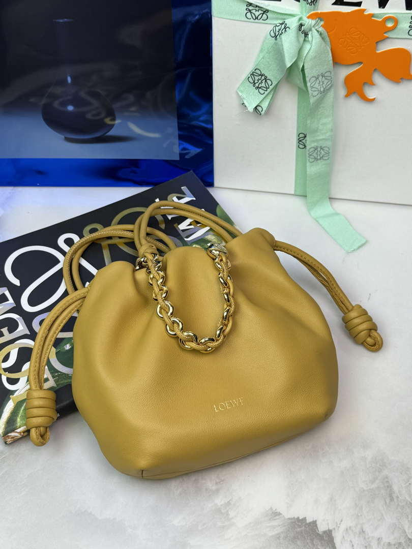 Loewe Flamenco Mini Flamenco Purse bag L9007 in mellow nappa lambskin A914CBPX03