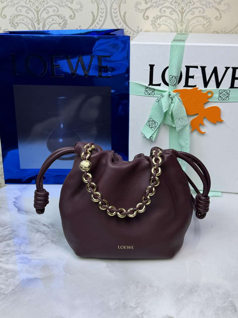 Loewe Flamenco Mini Flamenco Purse bag L9008 in mellow nappa lambskin A914CBPX03