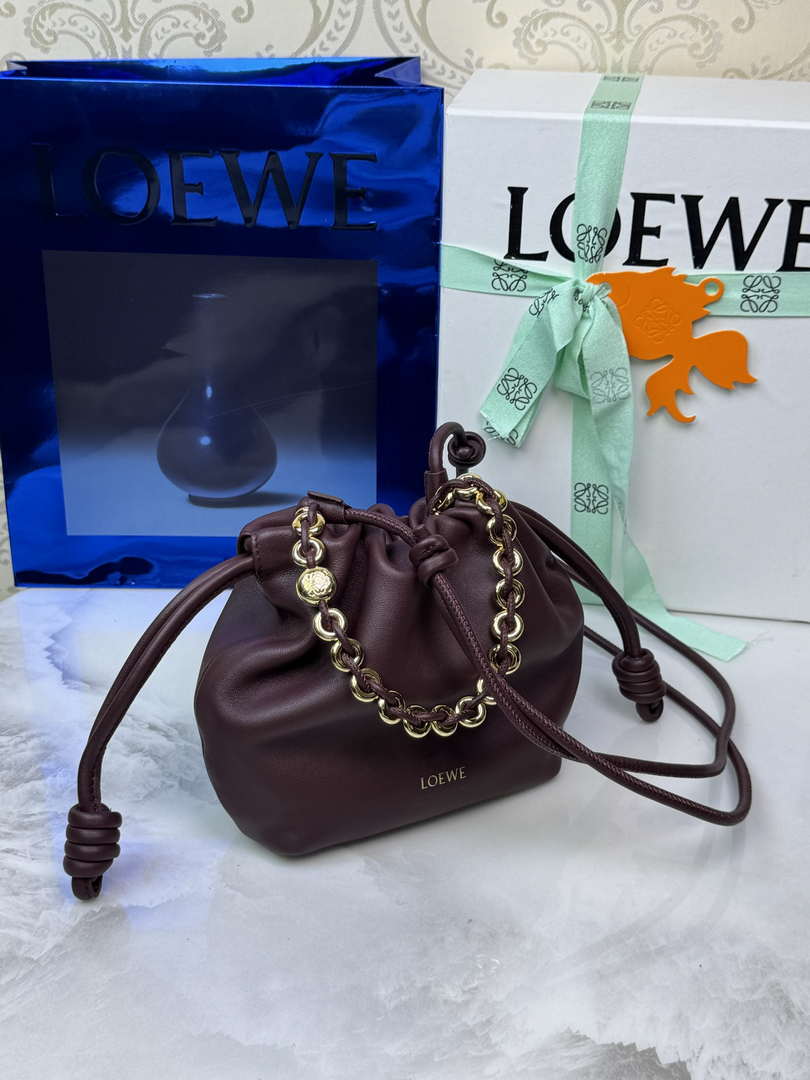 Loewe Flamenco Mini Flamenco Purse bag L9008 in mellow nappa lambskin A914CBPX03