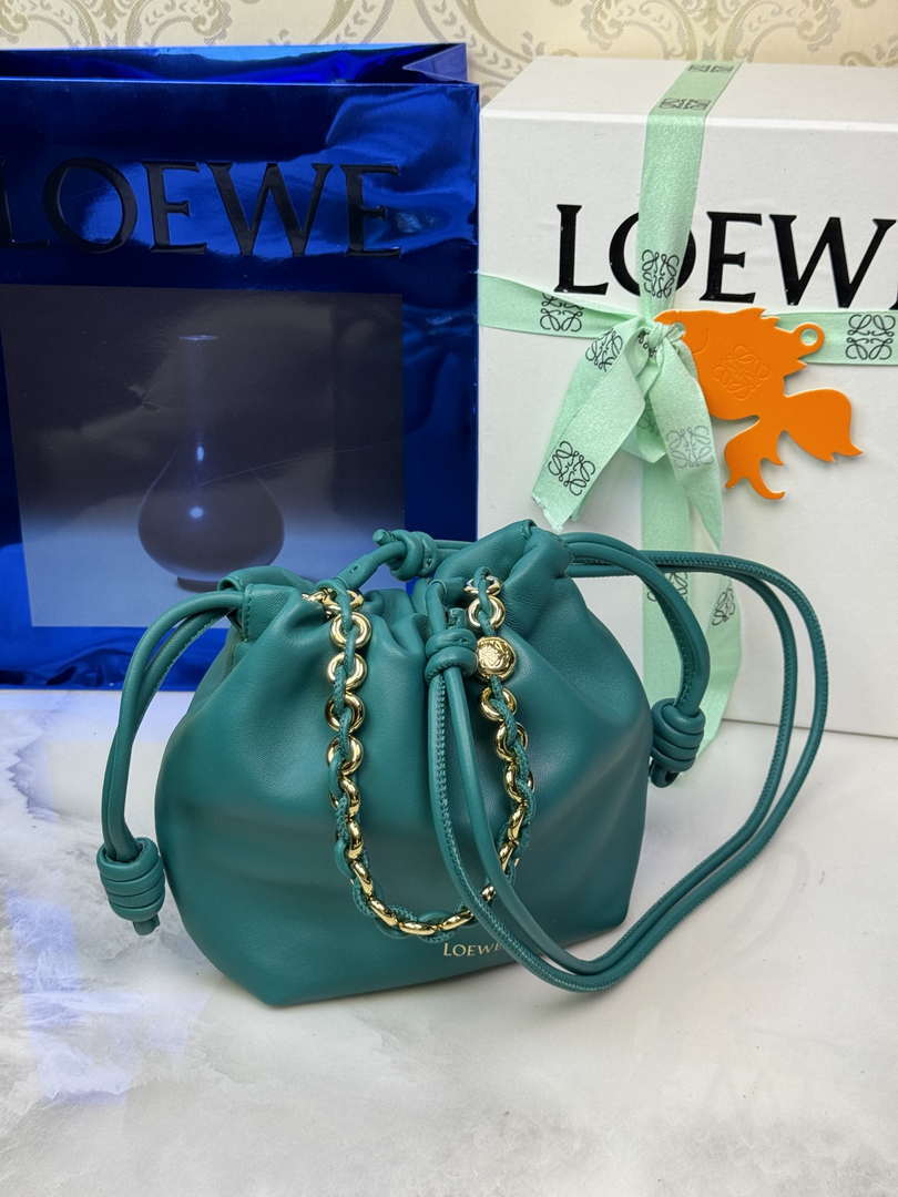 Loewe Flamenco Mini Flamenco Purse bag L9009 in mellow nappa lambskin A914CBPX03