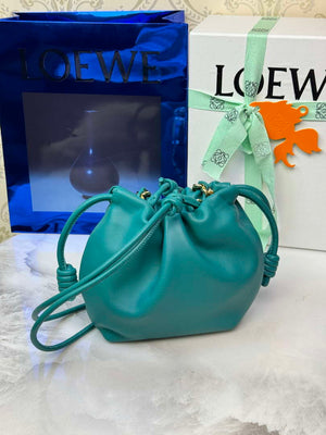 Loewe Flamenco Mini Flamenco Purse bag L9009 in mellow nappa lambskin A914CBPX03 - Default Title - View 4