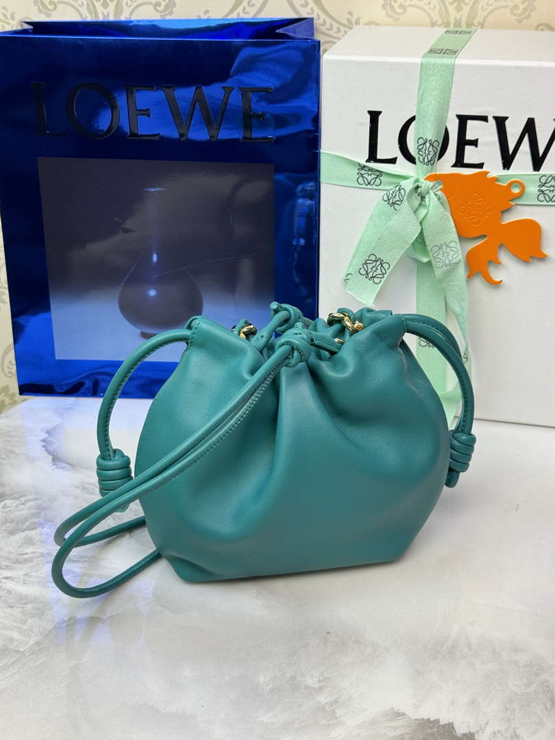 Loewe Flamenco Mini Flamenco Purse bag L9009 in mellow nappa lambskin A914CBPX03